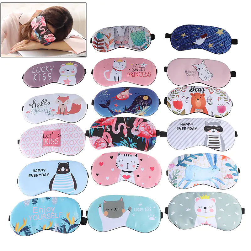 Creative Cotton Sleep Mask for Travel and Relaxation