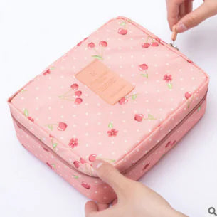 Waterproof Printed Makeup and Toiletry Bag for All
