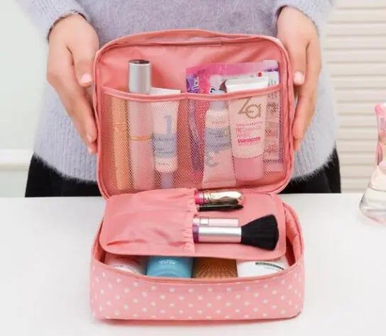Waterproof Printed Makeup and Toiletry Bag for All
