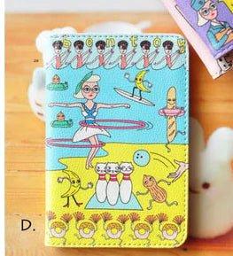 Novelty Passport Organizer Wallet for Travel Essentials