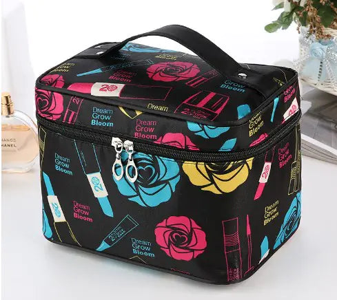 Waterproof Polyester Cosmetic Bag for Travel and Storage
