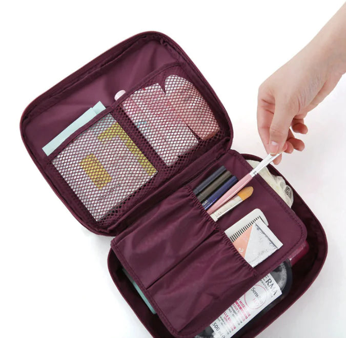 Waterproof Printed Makeup and Toiletry Bag for All