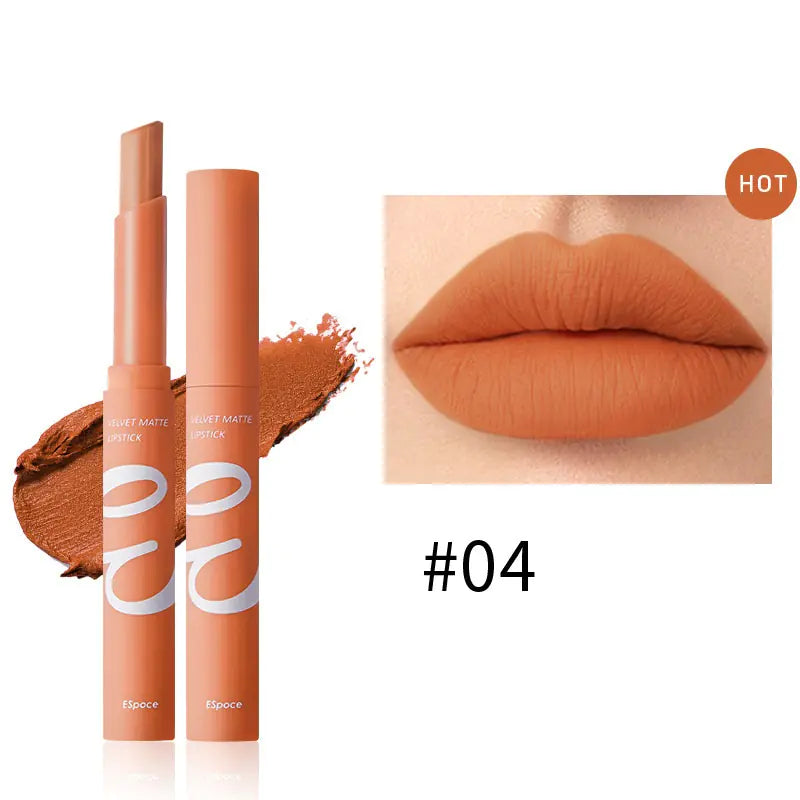 Velvet Matte Lipstick - Not Easy to Dip Cup Color
