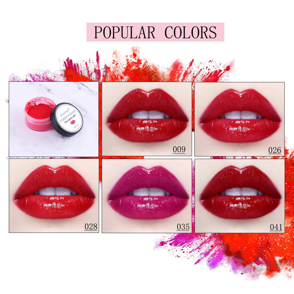 DIY Lip Gloss Powder Materials and Lipstick Pigments
