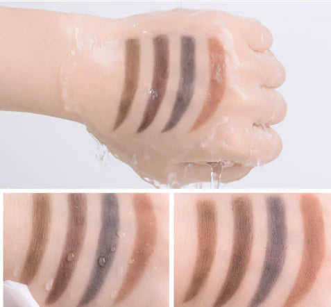 Dual-Head Waterproof Eyebrow and Eyeliner Pencil