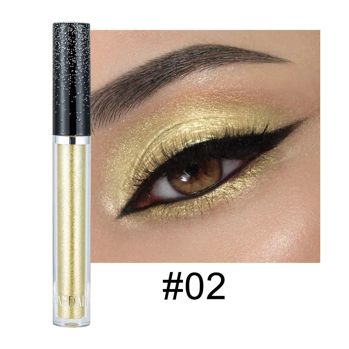 HANDAIYAN 12 Colors Diamond Liquid Eyeshadow Set