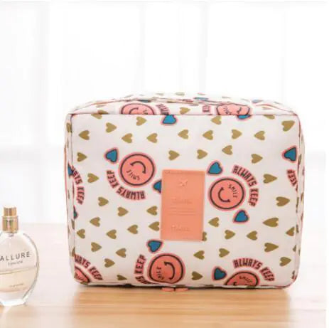 Waterproof Printed Makeup and Toiletry Bag for All