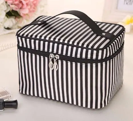 Waterproof Polyester Cosmetic Bag for Travel and Storage