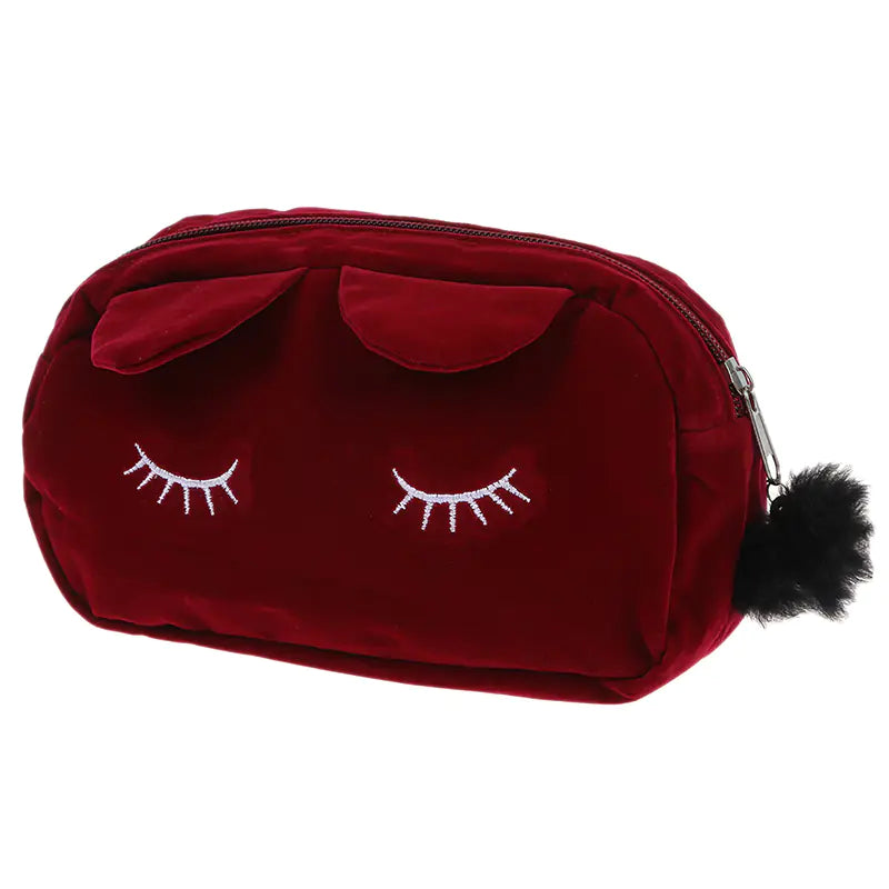 Cute Cartoon Makeup Bag - Portable Large Capacity Clutch