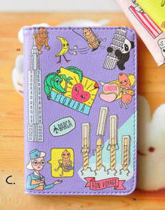 Novelty Passport Organizer Wallet for Travel Essentials