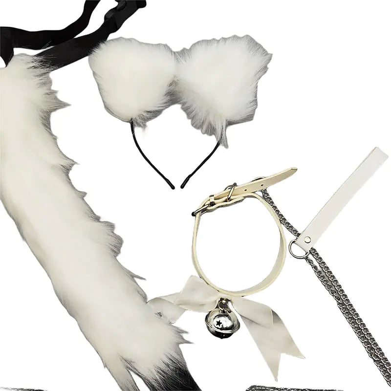 Adult Cat Ear Accessories and Sexy Outfit Set