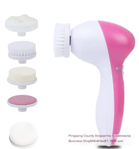 5-in-1 Electric Facial Cleansing and Massaging Device