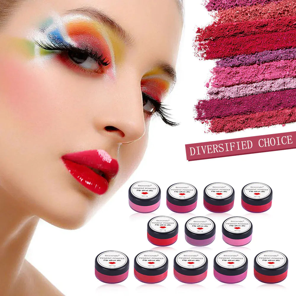 DIY Lip Gloss Powder Materials and Lipstick Pigments