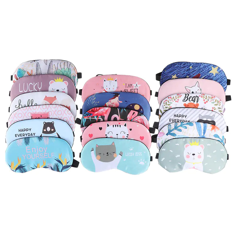 Creative Cotton Sleep Mask for Travel and Relaxation