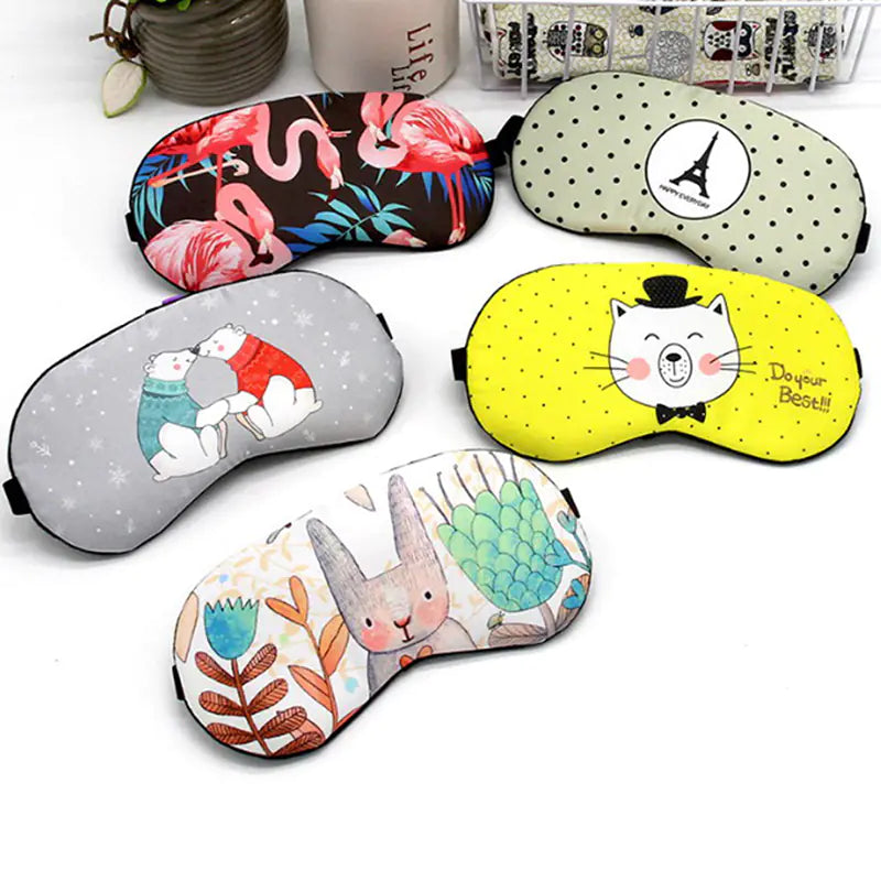 Creative Cotton Sleep Mask for Travel and Relaxation