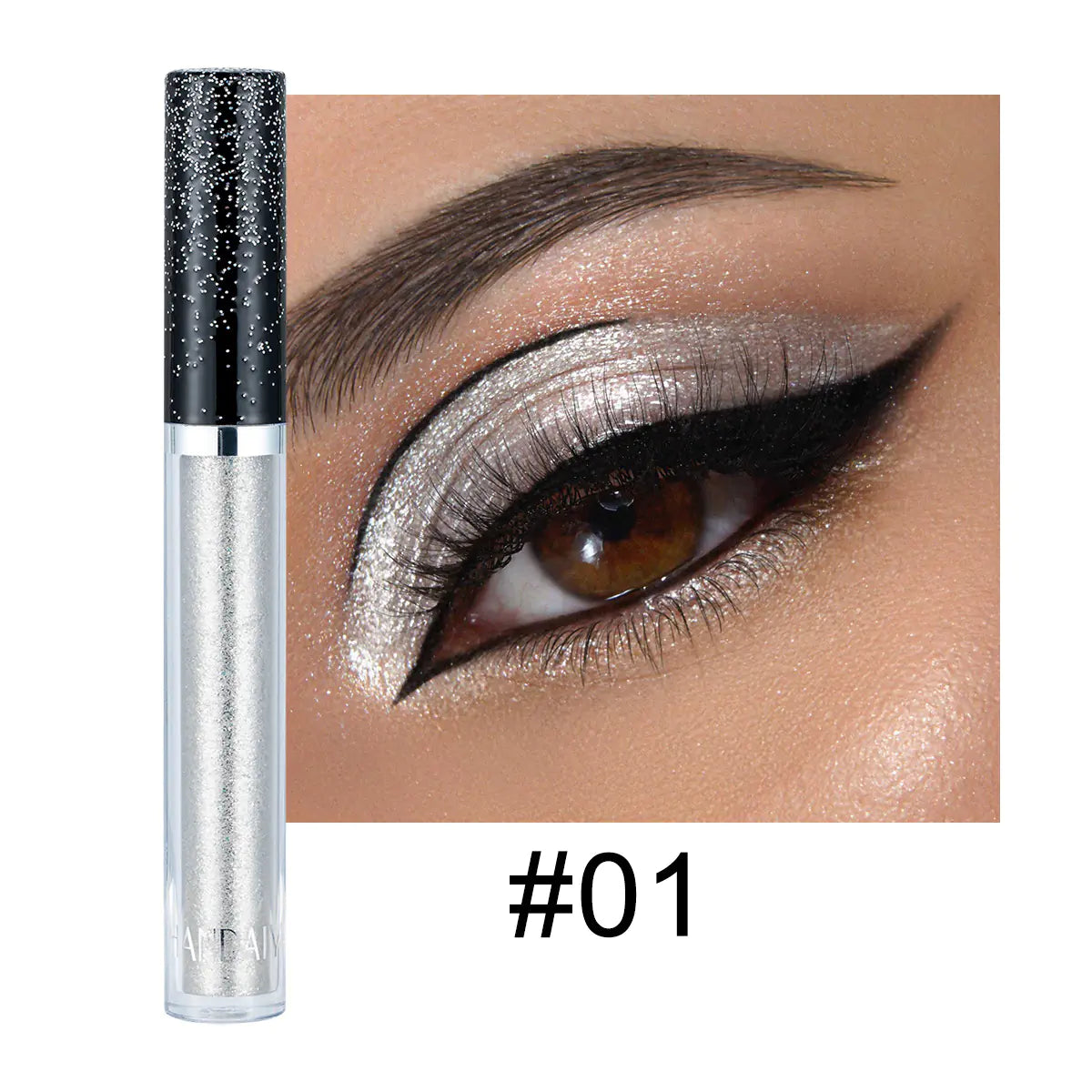 HANDAIYAN 12 Colors Diamond Liquid Eyeshadow Set
