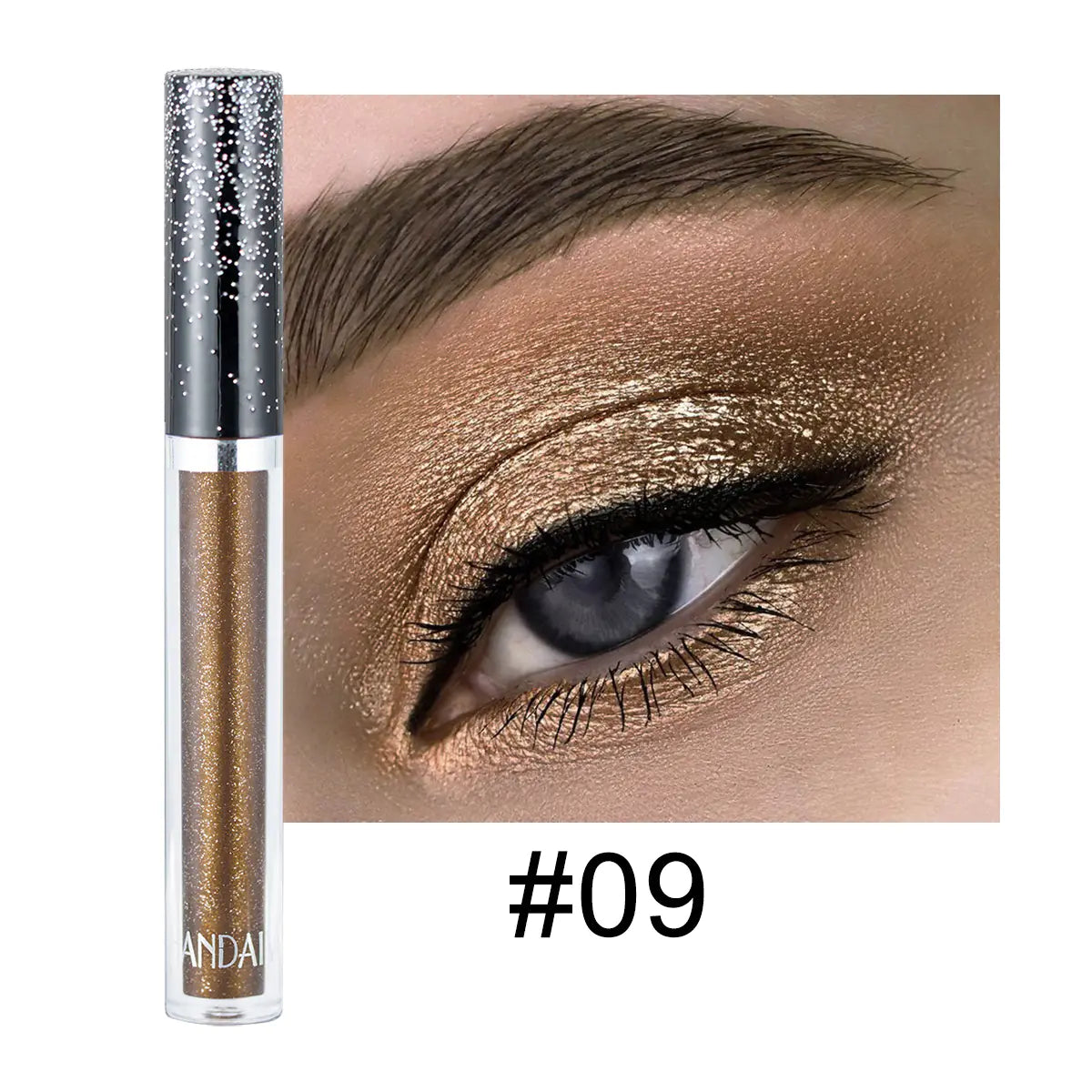 HANDAIYAN 12 Colors Diamond Liquid Eyeshadow Set