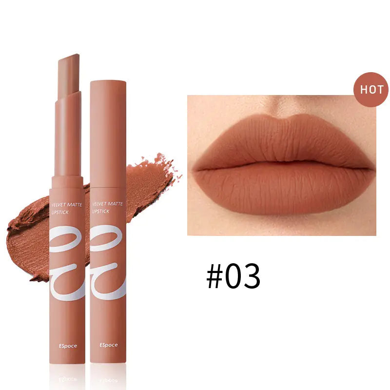 Velvet Matte Lipstick - Not Easy to Dip Cup Color