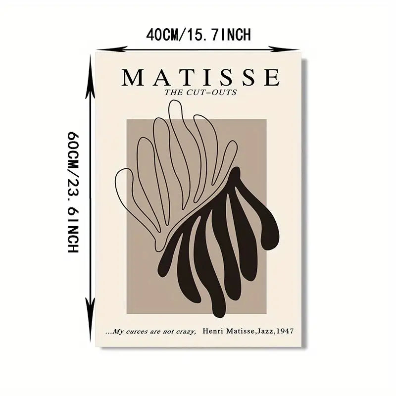 3pcs Matisse Abstract Body Line Canvas Wall Art 15.7x23.6"