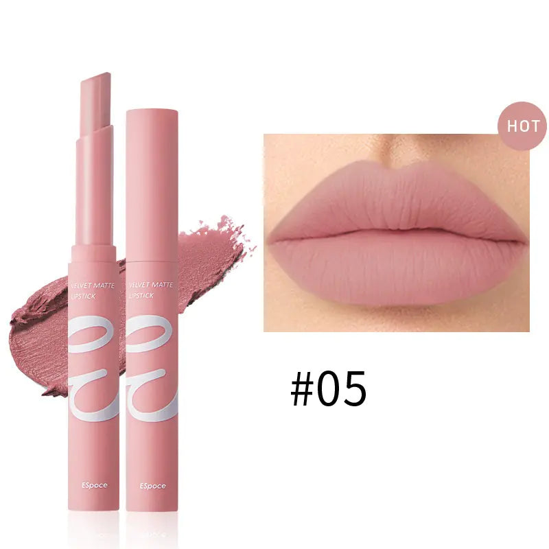 Velvet Matte Lipstick - Not Easy to Dip Cup Color