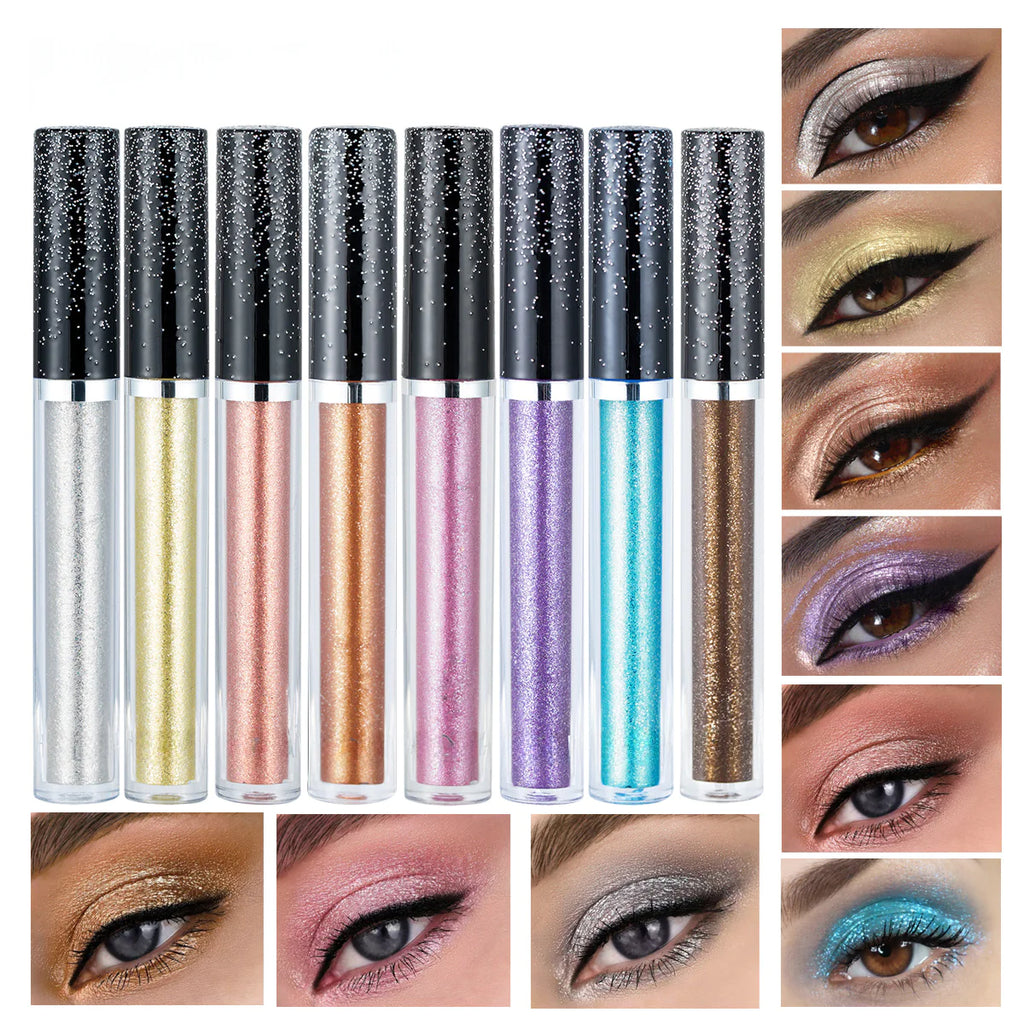 HANDAIYAN 12 Colors Diamond Liquid Eyeshadow Set
