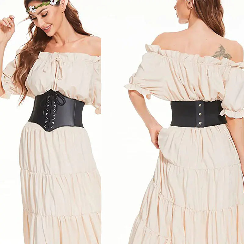Women's Corset Belt with European Style Binding