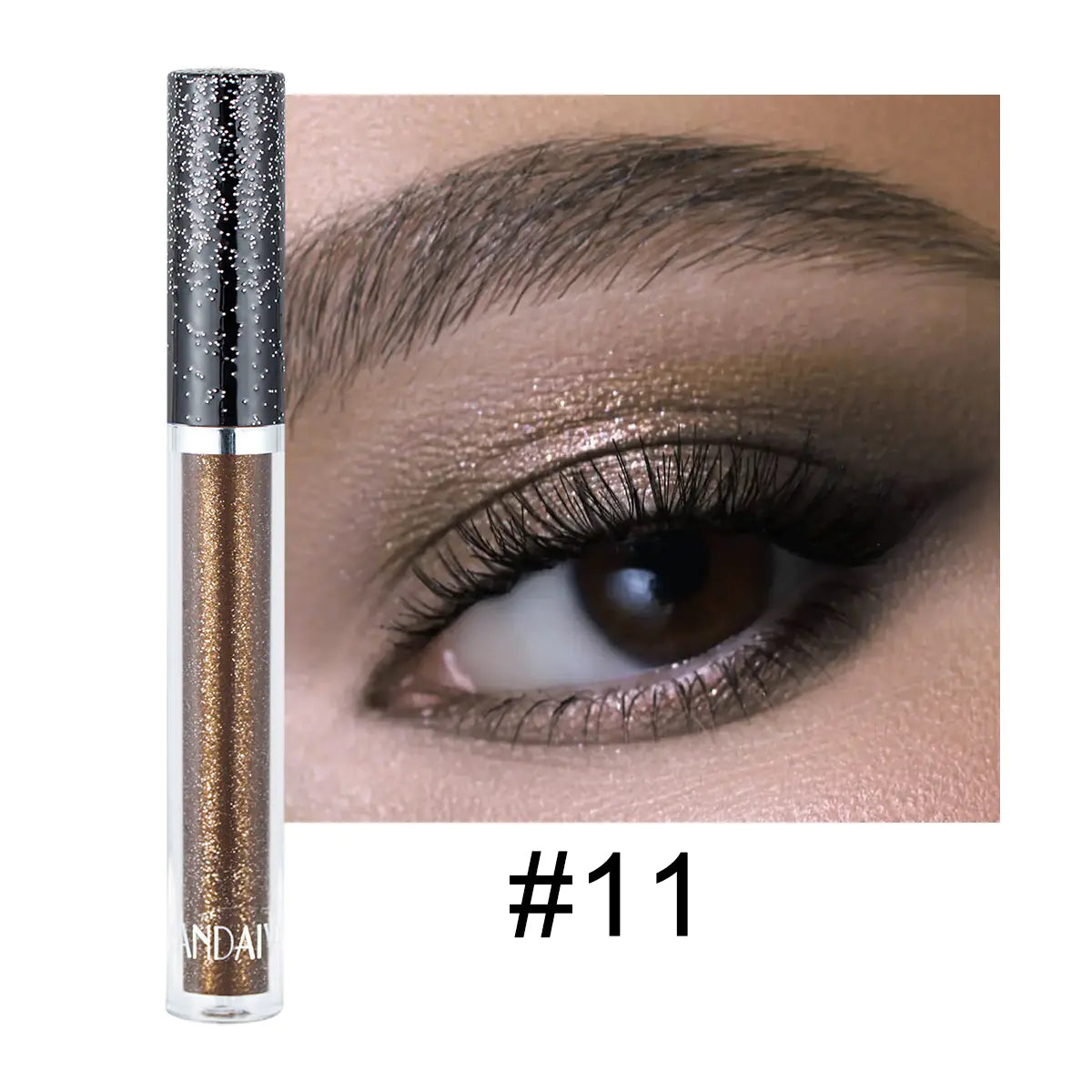 HANDAIYAN 12 Colors Diamond Liquid Eyeshadow Set