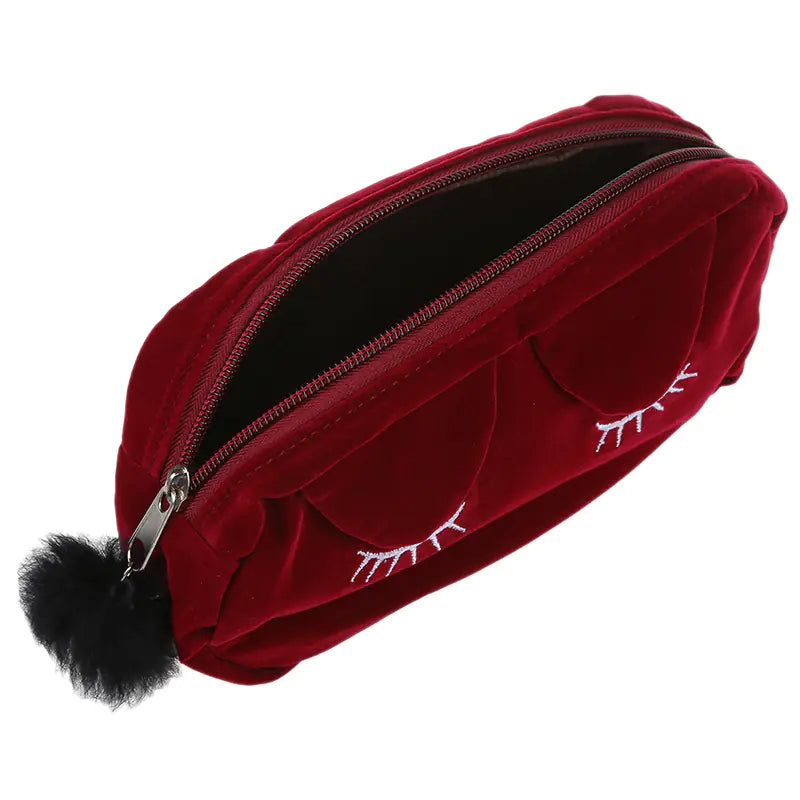 Cute Cartoon Makeup Bag - Portable Large Capacity Clutch