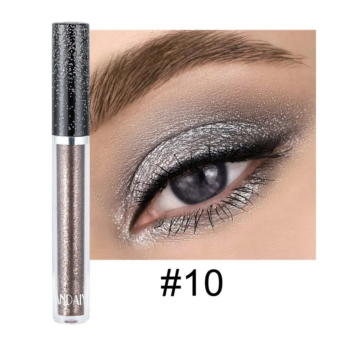 HANDAIYAN 12 Colors Diamond Liquid Eyeshadow Set