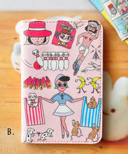 Novelty Passport Organizer Wallet for Travel Essentials