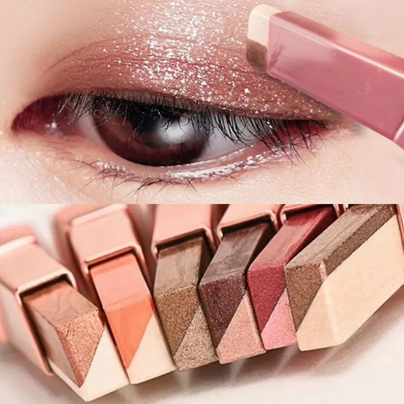 Waterproof Two Tone Eyeshadow Stick for Daily Use