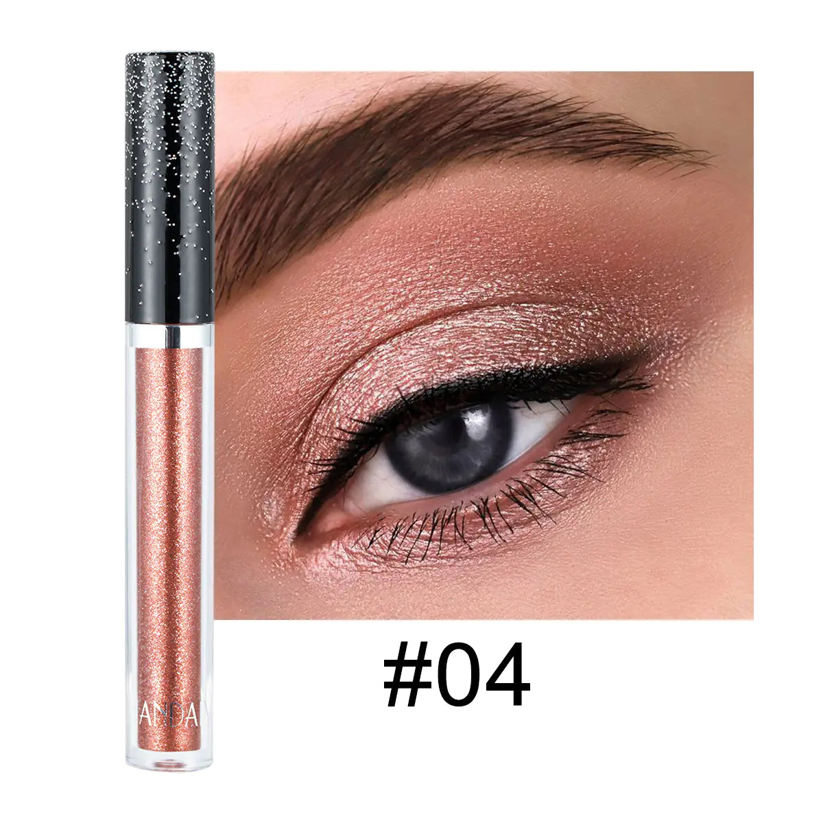 HANDAIYAN 12 Colors Diamond Liquid Eyeshadow Set