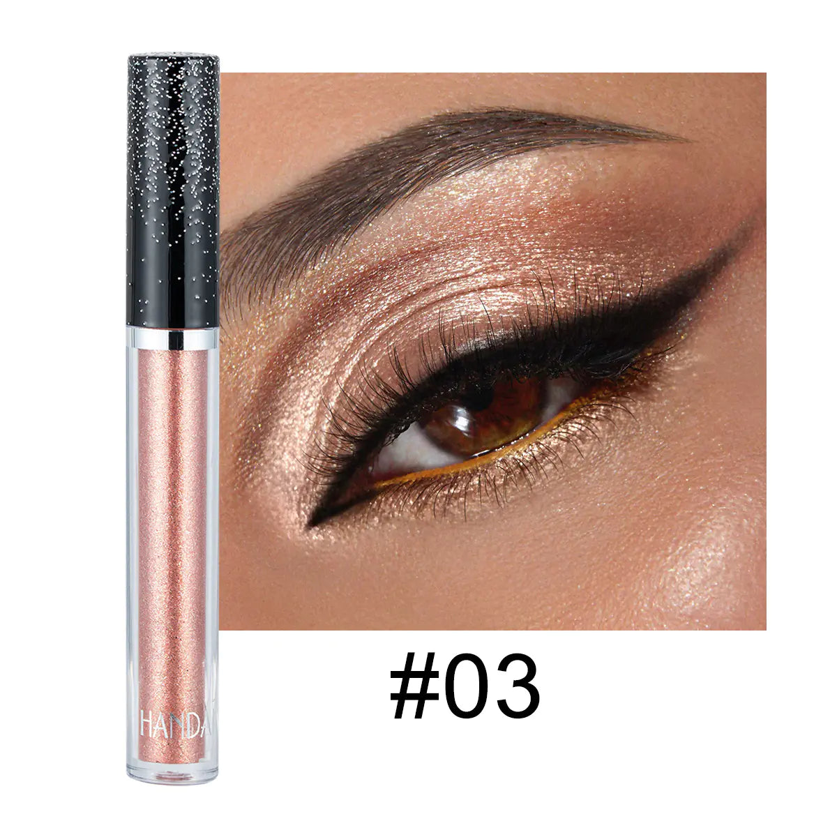 HANDAIYAN 12 Colors Diamond Liquid Eyeshadow Set